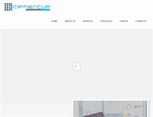 Tablet Screenshot of ciphercup.com